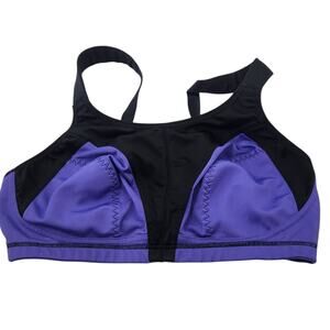 Purple Womens Sports Bra 34dd Adjustable Straps